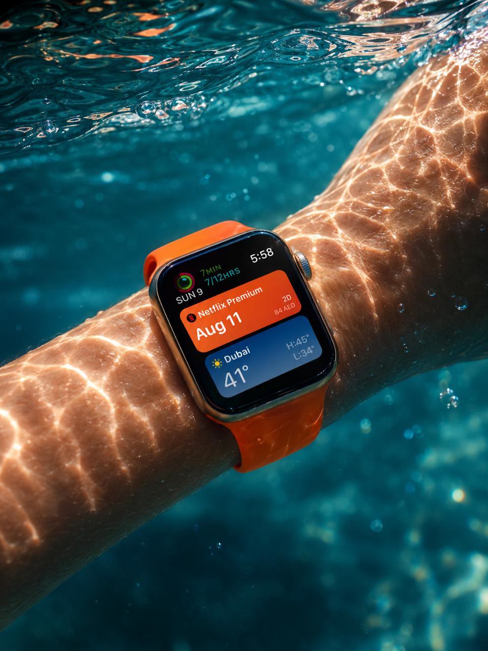 Subscrr complication on an Apple Watch face: Netflix Premium due 11 Aug